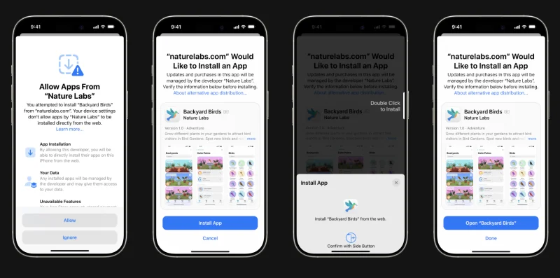 iOS 18.6: Apps können von beliebigen Webseiten installiert werden