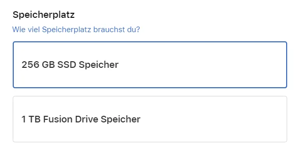 iMac wird weiter beschnitten: 21,5 Zoll iMac mit Retina 4K Display nicht mehr mit 512 GB & 1 TB SSD bestellbar