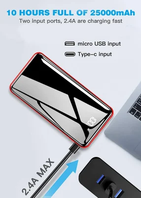 Powerbank mit 25.000 mAh von Bextoo dank Rabattcode 50% günstiger für insgesamt nur 15,97 Euro