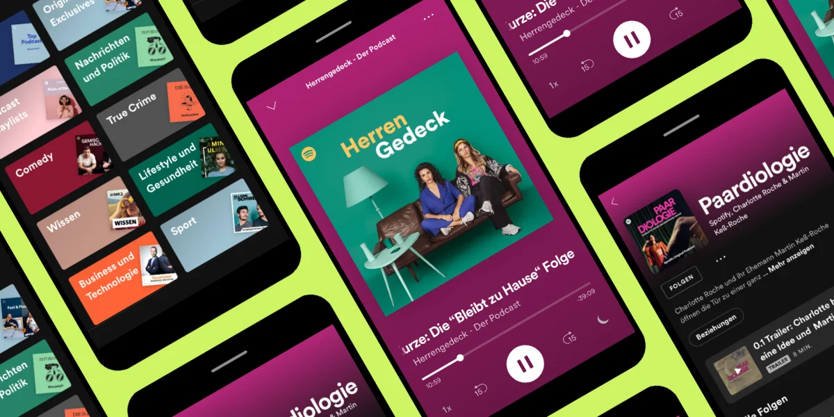 Spotify: Kostenpflichtige Podcasts-Abos in Deutschland, Schweiz und Österreich verfügbar