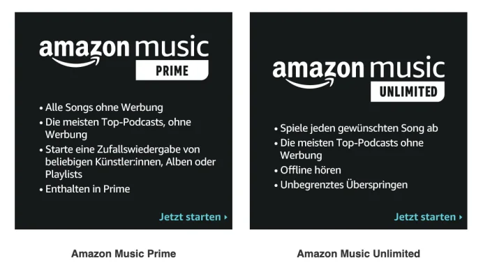 Amazon Prime: Musikflatrate jetzt mit 100 Millionen Songs