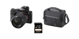 Top! Sony Alpha 7 Systemkamera Kit + Tasche + Speicherkarte mit 28-70 mm Objektiv für kurze Zeit 194€ billiger