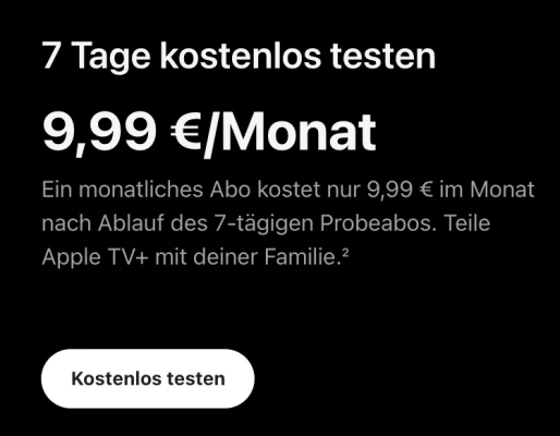 Apple One, Apple TV+ & Apple Arcade: Apple erhöht die Preise