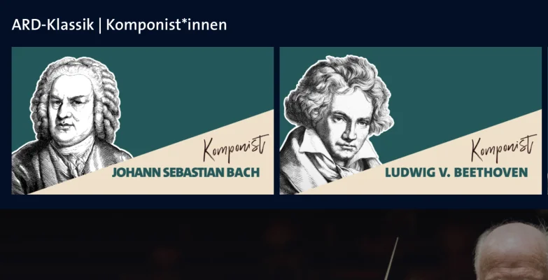 Klassik als neue Kategorie: App & Webseite der ARD Mediathek bietet ab sofort zahlreiche klassische Stücke