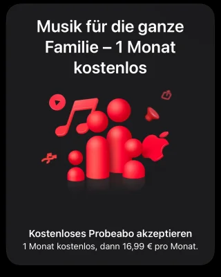 Apple Music: Mehrere vergünstigte Werbeaktionen in der App verfügbar