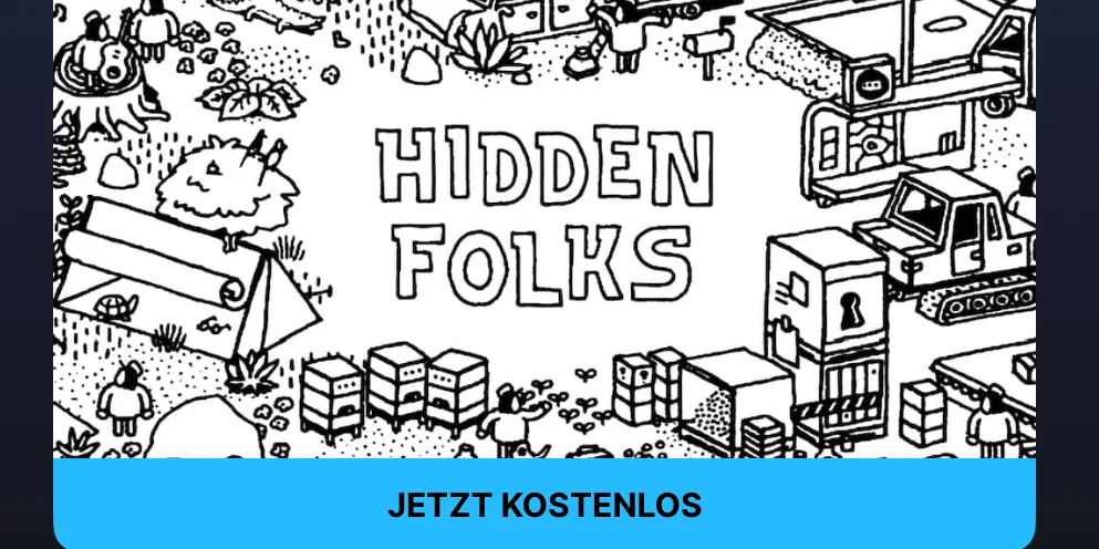 „Hidden Folks“ für iOS & iPadOS kostenlos im Epic Games Store