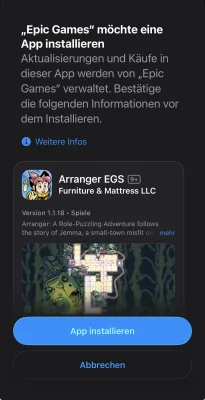 Gratis iPhone-Game: Epic schenkt euch „Arranger: A Role-Puzzling Adventure“
