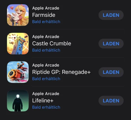Apple Arcade: Vier Neuzugänge im Februar