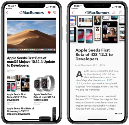 Apple veröffentlicht erste Beta von iOS 12.2 mit Siri-Support für AirPods-2-Kopfhörer