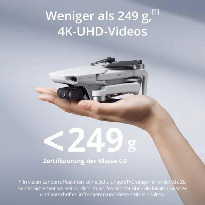 DJI Mini 4K Drohne mit Schnäppchenpreis von 189 Euro bei Amazon