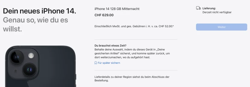 iPhone 14 & iPhone SE 3: Apple hat damit begonnen, die Verkäufe einzustellen (Update)
