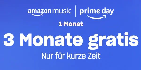 Amazon Music Unlimited drei Monate lang kostenlos nutzen