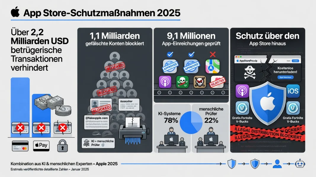 Apple räumt im App Store auf: Milliardenbetrug verhindert