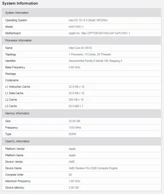 iMac 2020? Bisher unbekannter iMac in der Datenbank von Geekbench gelistet
