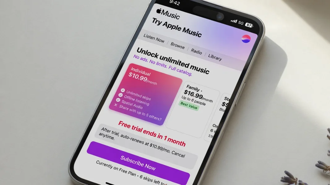 Apple Music: Android-Beta deutet auf Tarif-Änderung hin
