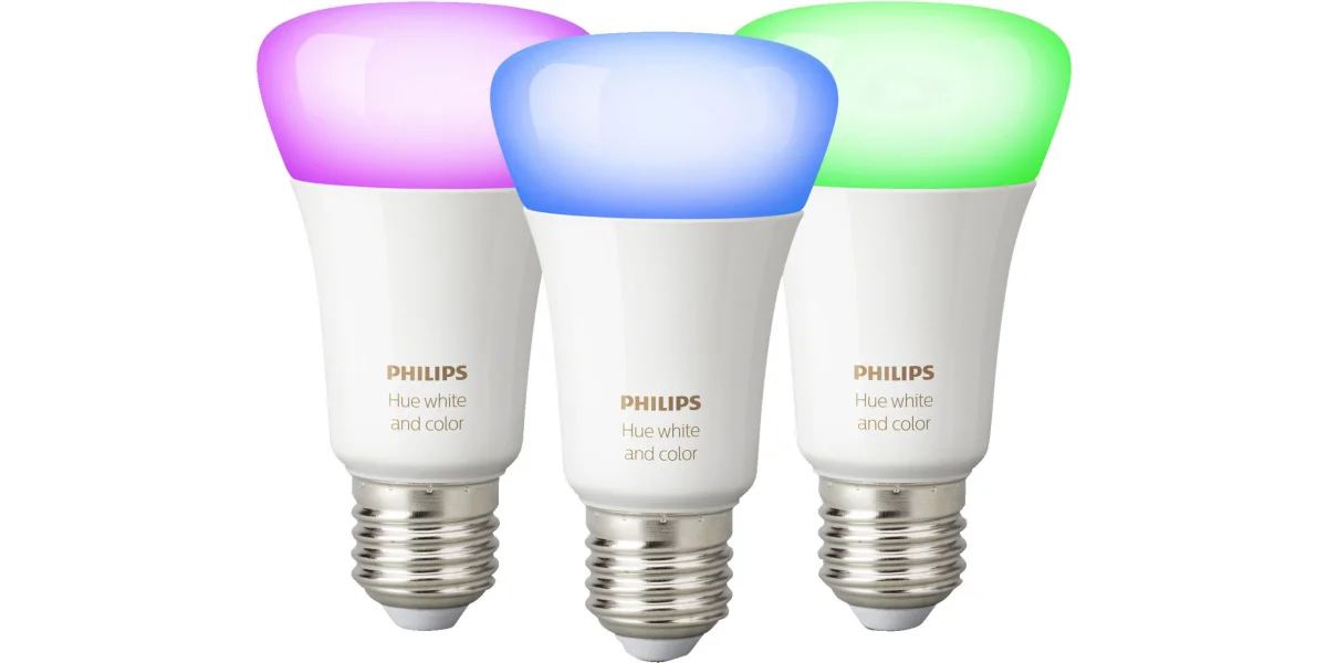 Philips Hue White & Col. Amb. 3-er Pack Bluetooth LED-Lampen 24€ günstiger
