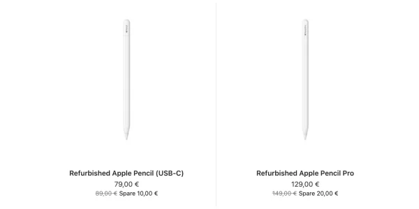 Apple Pencil Pro: Apple verkauft jetzt in Deutschland generalüberholte Pro-Stifte