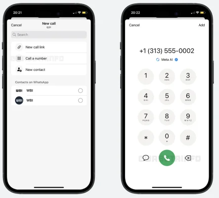 WhatsApp für iOS bekommt eine Wählfunktion
