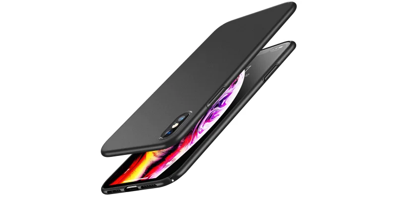 iPhone Xs Hülle - dünn, matt, hart