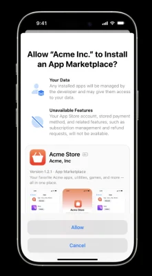 iOS 18.6: Apps können von beliebigen Webseiten installiert werden
