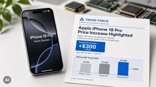 iPhone 18 Pro Preis steigt um 300 Dollar