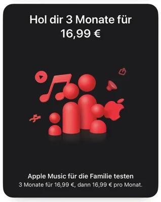 Apple Music: Mehrere vergünstigte Werbeaktionen in der App verfügbar