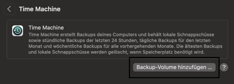 Mac-Praxistipp: Ein Back-up mit Time Machine anlegen