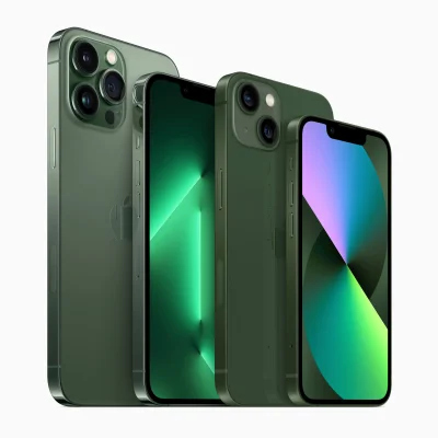Alpingrün & Grün: iPhone 13 jetzt in zwei neuen Finishes erhältlich
