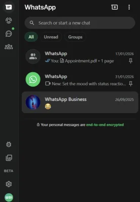 WhatsApp Web jetzt mit Sprach- und Videoanrufen